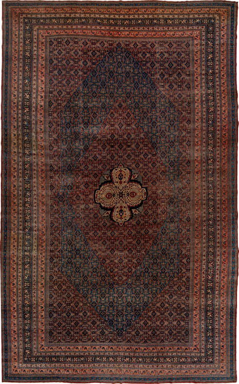 Antique Tabriz Area Rug (12' x 19')